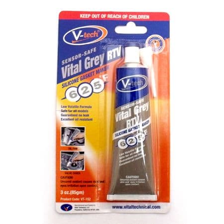 V-tech 85g Grey RTV Silicone Instant Gasket - VT152