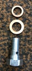 MGB Clutch Master Cylinder Banjo Bolt & Copper Washers C5192A, 233220A, 3H550