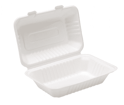 10''x6'' Bagasse Meal Box