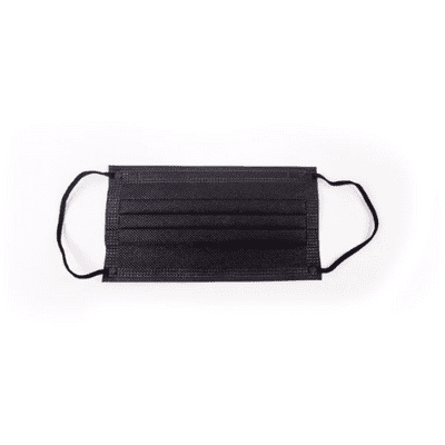 3 Ply Type 1  Black Face Mask  x 50