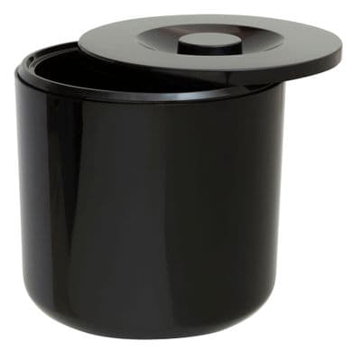 Black 8pt Round Ice Bucket