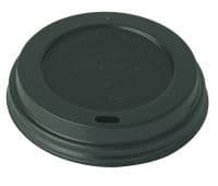 Black Domed Lids  1x1000