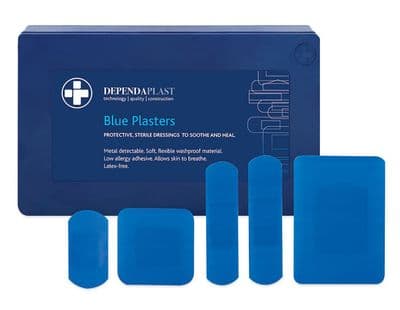 Blue Detectable Plasters Assorted
