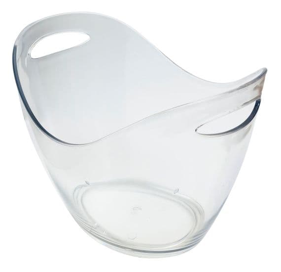 Clear Plastic Wine Cooler