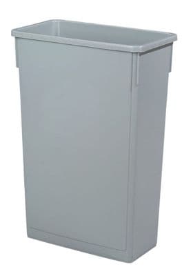 Grey Slim Bin 87lt
