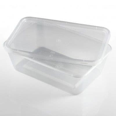 Microwave Container & Lids 650ml