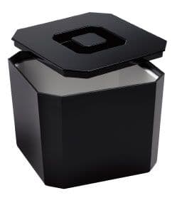 Square Ice Bucket Black 4lt