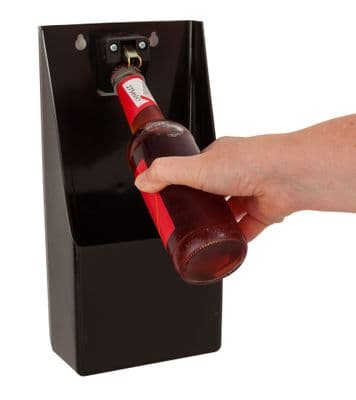 Stand-Up Bottle Opener and Catcher