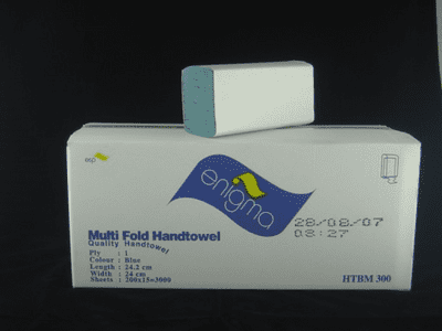 Z Fold Towels 1 Ply Blue 1x3000