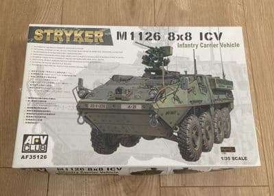 AFV Club Model Kit 35126 - Stryker M1126 8x8 ICV Infantry Carrier Vehicle - 1/35