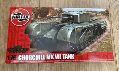 Airfix Model Kit A01304- Churchill Mk VII Tank - 1/76