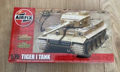 Airfix Model Kit A01308 - Tiger I Tank - 1/76 - Pts Sealed