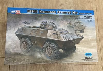 Hobby Boss  Model Kit 82419 - M706 Commando Armored Car - 1/35  - Pts Sealed