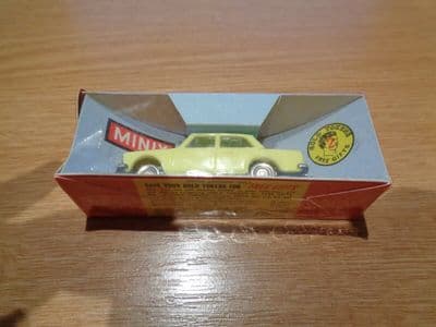 L202 *Vintage 1960s* MINIX Little Cars - RC9 Simca 1300 Boxed Pale Yellow