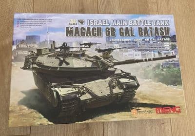 Meng Model Kit TS-040 - Magach 6B Gal Batash Israel Main Battle Tank - 1/35