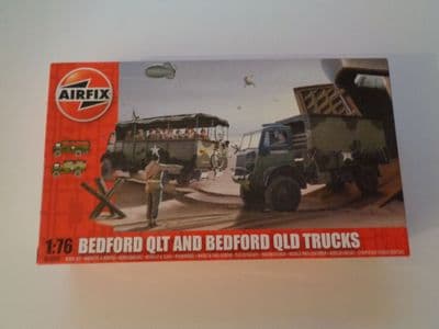 New Airfix 1/76 A03306 Bedford QLT and Bedford QLD Trucks