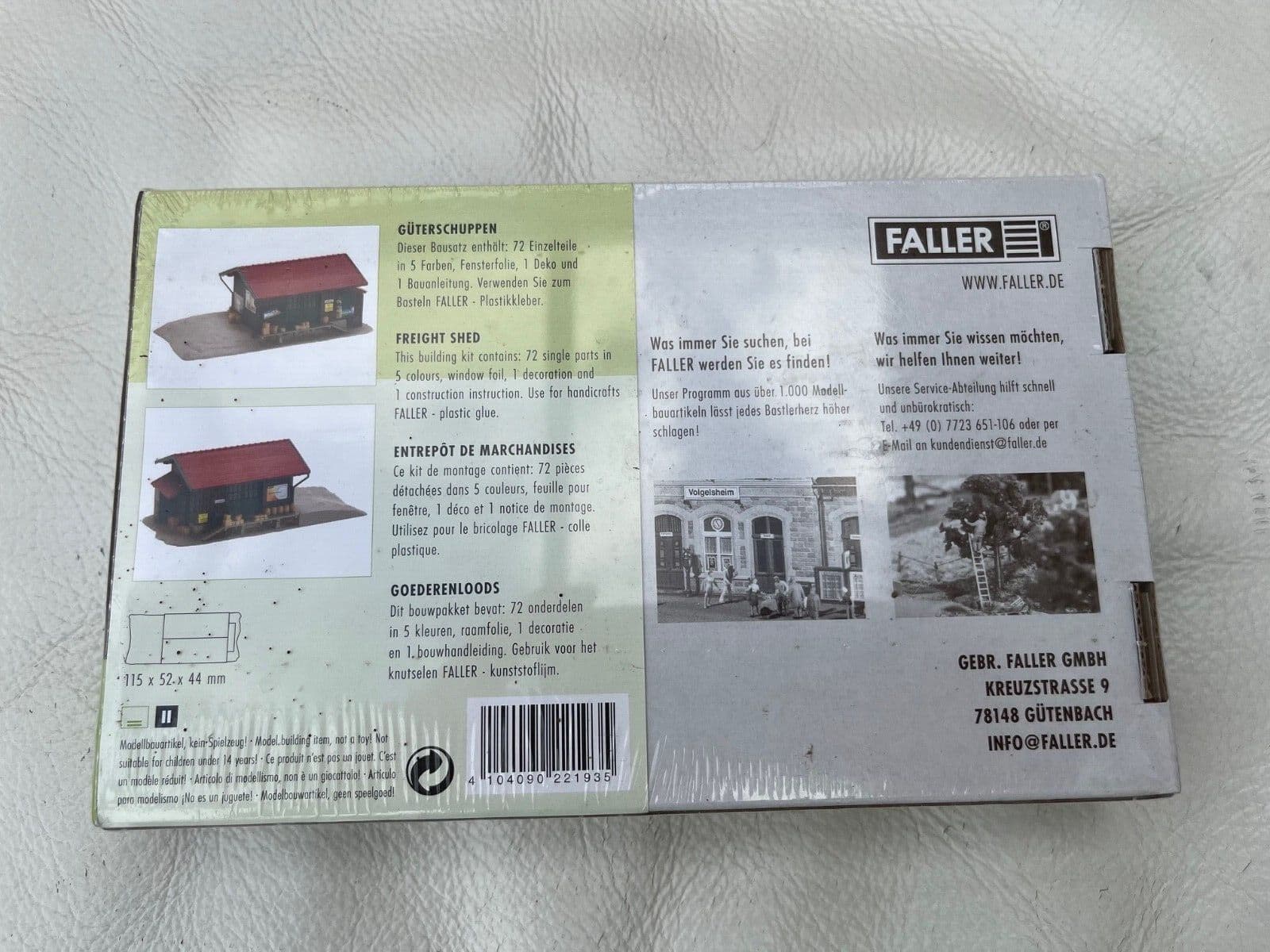 New Faller Model Kit 222193 - Freight Shed N Scale