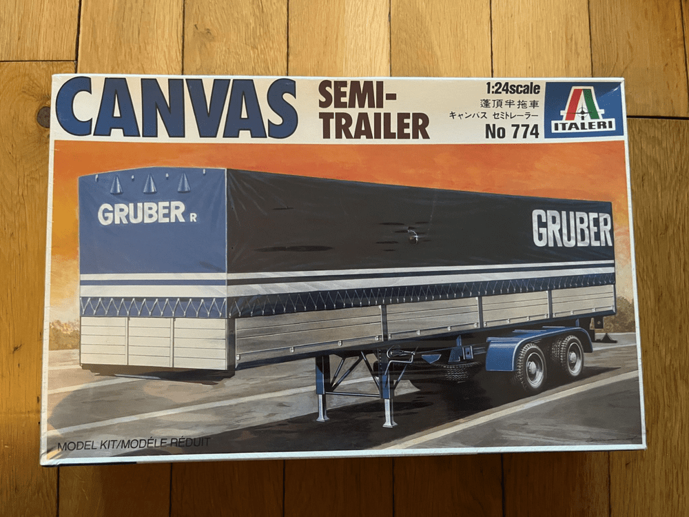 New Italeri 1 24 774 - CANVAS Semi-Trailer