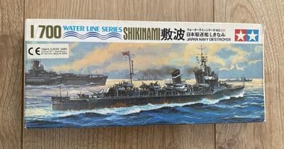 Tamiya Model Kit 77053 - Japan Navy Destroyer Shikinami - 1/700 - Pts Sealed