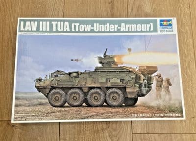 Trumpeter Model Kit 01558 - LAV III TUA (Tow-Under-Armour) - 1/35 Pts Sealed