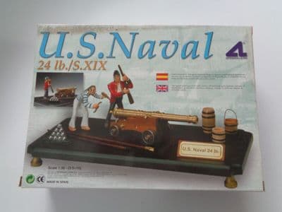 W 254 New Artesania Latina 1/30 66666 - U.S. Naval 24lb./S.XIX Naval Gun