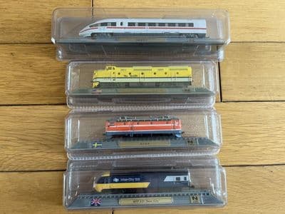 W200 Job Lot No.5 - 4 x Del Prado Locomotives of the World *Sealed*