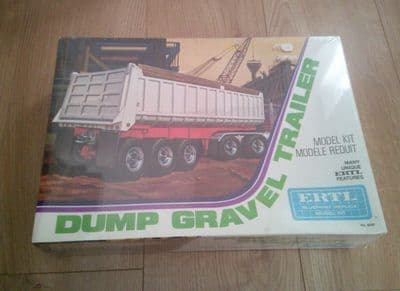 W270 ERTL Model Kit 8020 - Dump Gravel Trailer - 1/25 - Sealed