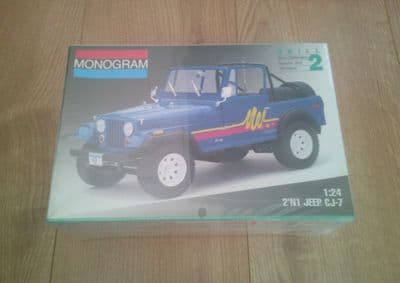 W270 Monogram Model Kit 2966 - 2 n1 Jeep CJ-7 - 1/24 - Sealed