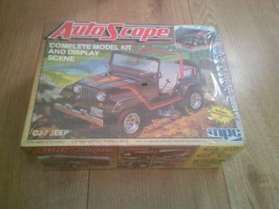 W270 MPC Model Kit 1 0911 - Auto Scape CJ-7 Jeep - 1/25 - Sealed