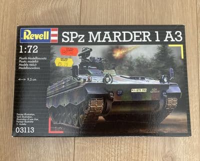 W282 Revell Model Kit 03113 - SPz Marder 1 A3 - 1/72 - Pts Sealed