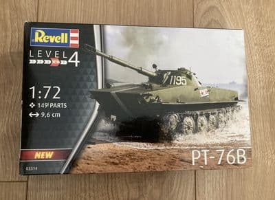 W282 Revell Model Kit 03314 - PT-76B - 1/72 - Sealed