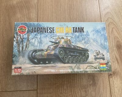 W283 Airfix Model Kit 01319 - Japanese Chi Ha Tank - 1/72 - Sealed