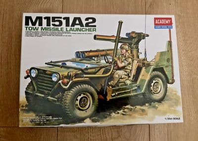 W288 Academy Model Kit 13406 - M151A2 Tow Missile Launcher - 1/35 - Pts Sealed