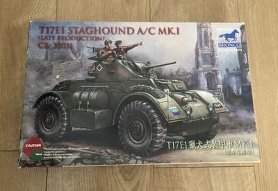 W288 Bronco Models Kit 35011 - T17E1 Staghound A/C Mk.I (Late Production) - 1/35