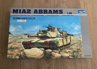 W288 Trumpeter Model Kit 00337 - M1A2 Abrams - 1/35 - Parts Sealed