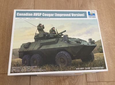W288 Trumpeter Model Kit 01504 - CANADIAN AVGP COUGAR (IMPROVED VERSION) - 1/35