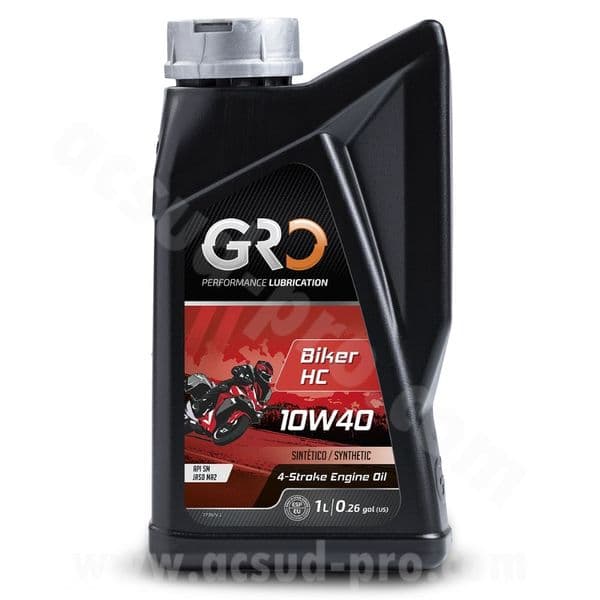 Aceite Motor 1L 10W40 GRO Motos 4T