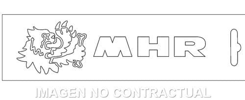 Adhesivo Malossi Mhr Blanco 16,6 Cm