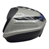 Baúl Gris Falcon Brillante Maleta Honda SH 125-150 K0R y SH 350 K1W 2021 a 2025