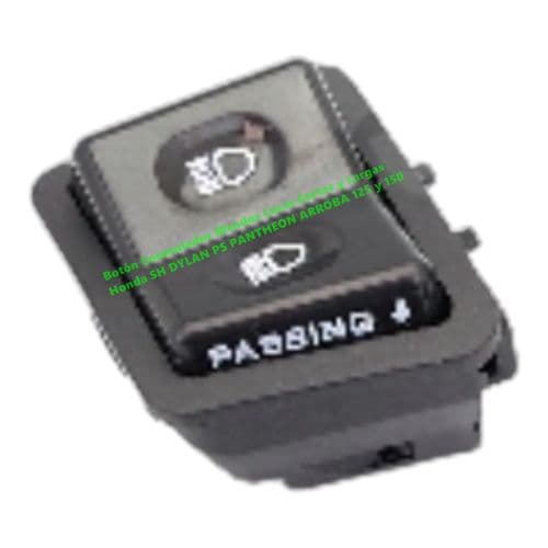 Botón Conmutador Mandos Luces Cortas y Largas Honda SH DYLAN PS PANTHEON ARROBA 125 y 150.