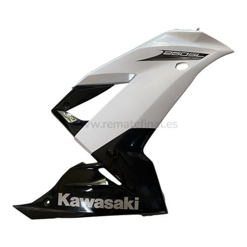 Carenado derecho blanco Kawasaki Ninja SL 250.