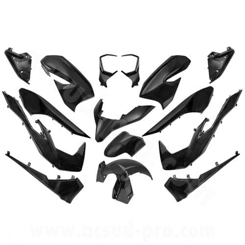 Carenados Kit de Tapas Honda Forza 125 y 300 K0B 2019 y 2020 Gris Ceniza