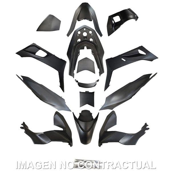 Carenados Kit de Tapas Honda PCX 125 2021 a 2024 Negro Mate