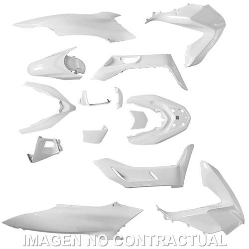 Carenados Kit de Tapas Honda PCX 125 K97 2018 a 2020 Blanco
