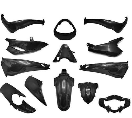 Carenados Kit de tapas Honda SH 125 y 150 K01 2013 a 2016 Negro