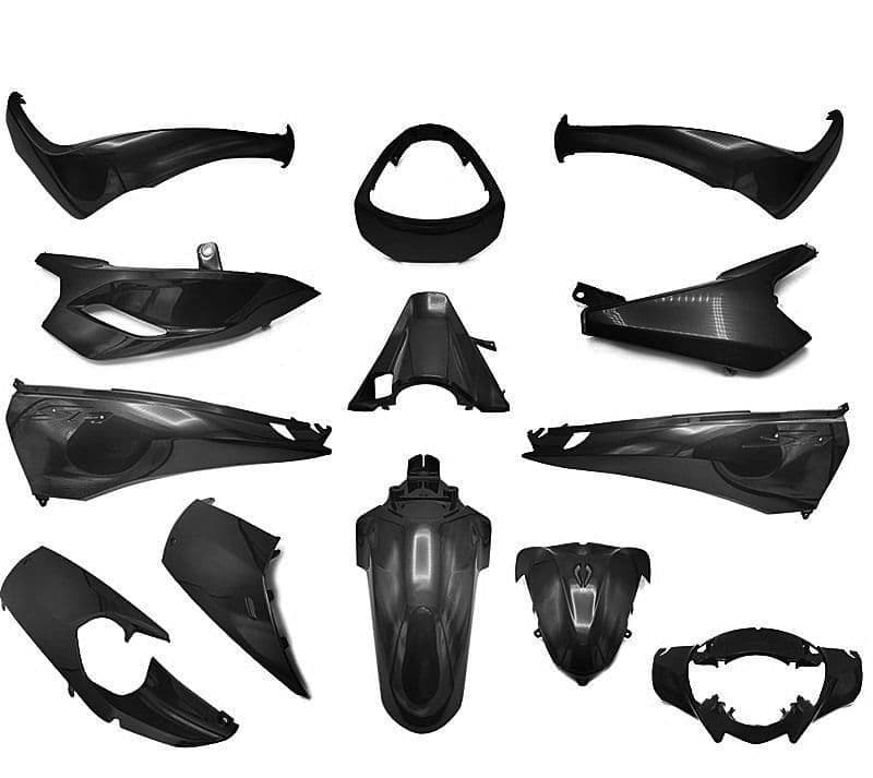 Carenados Kit de Tapas Honda SH 125 y 150 K01 2013 A 2016 Negro