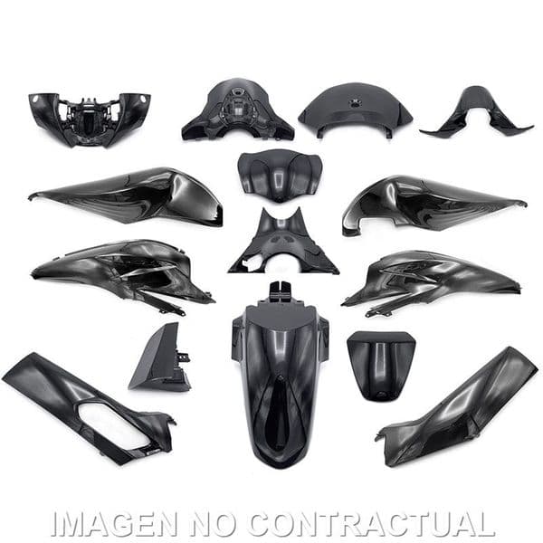 Carenados Kit de Tapas Honda SH 125 y 150 K0R 2021 a 2025 Negro