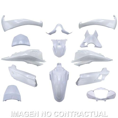 Carenados Kit De Tapas Honda Sh 125 Y 150 K77 2017 A 2019 Blanco