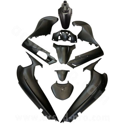 Carenados Kit de tapas Honda SH 350 K1W 2021 a 2025 Negro Mate