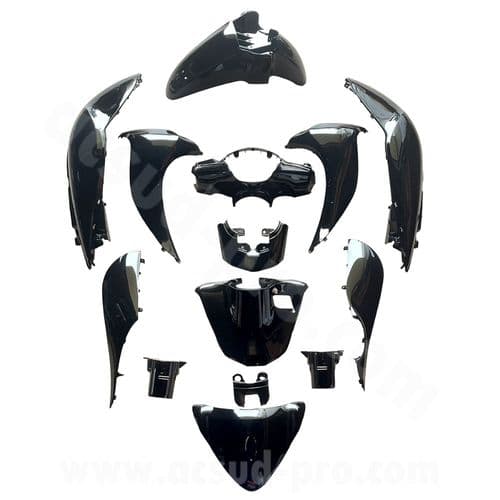 Carenados Kit de tapas Honda SH Mode 125 K29 2014 a 2019 Negro